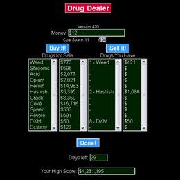 Virtual Drug Dealer