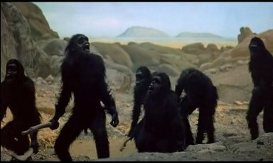 Stanley Kubrick (1968) - 2001 A Space Odissey (Human Apes - First War)